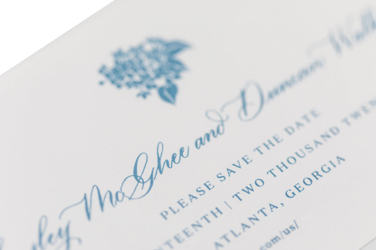 Ansley Spot Calligraphy Save the Date