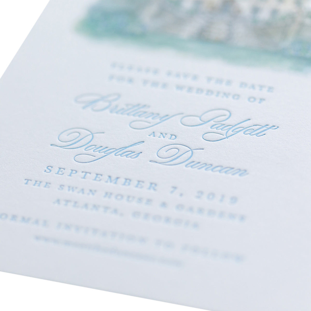 Watercolor Save the Date (Script)