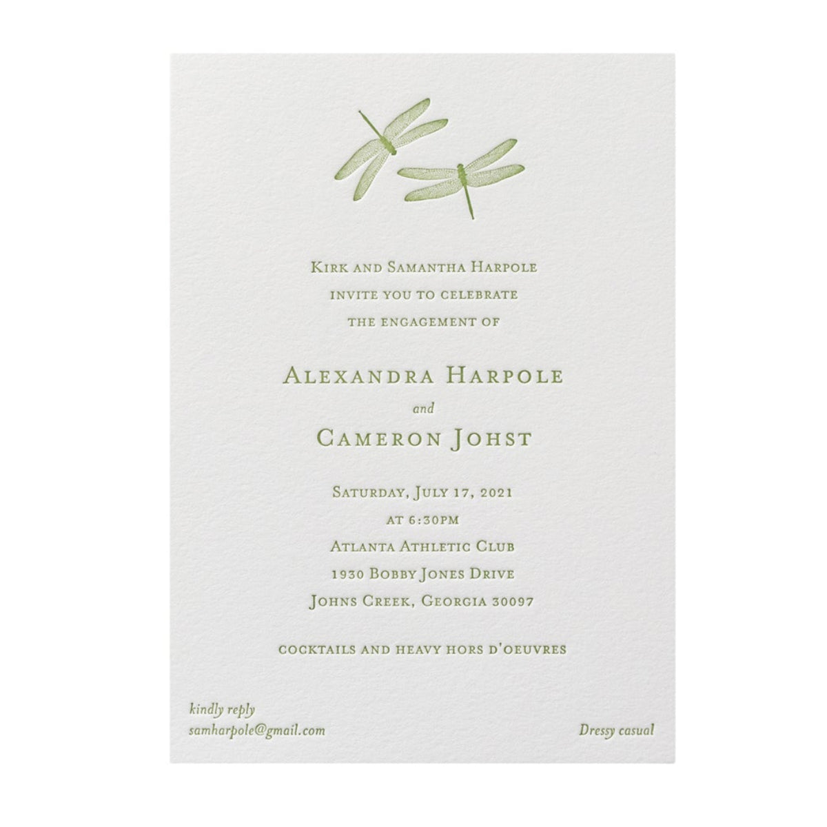 Cameron Party Invitation