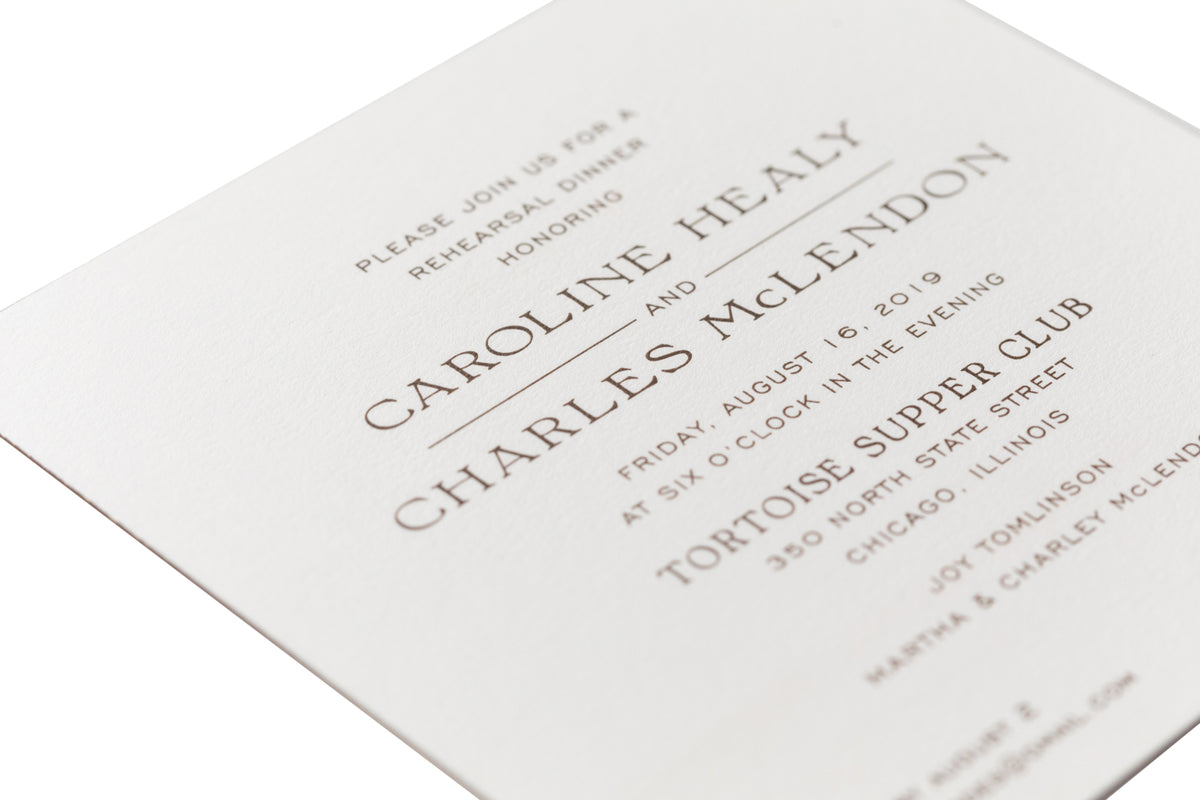 Charles Dinner Invitation