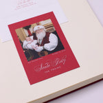 Christmas Card Album - Velvet Sash