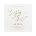 Gretchen Spot Calligraphy Save the Date