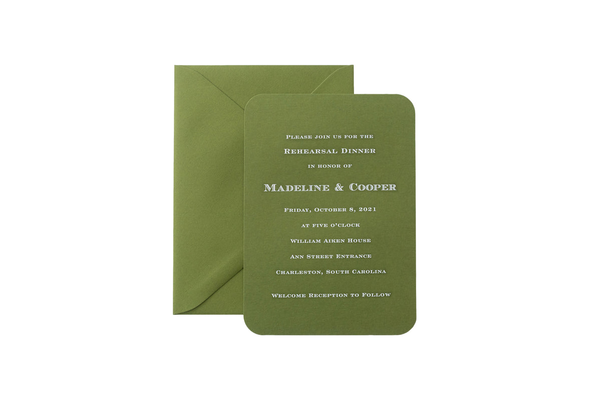 Cooper Dinner Invitation