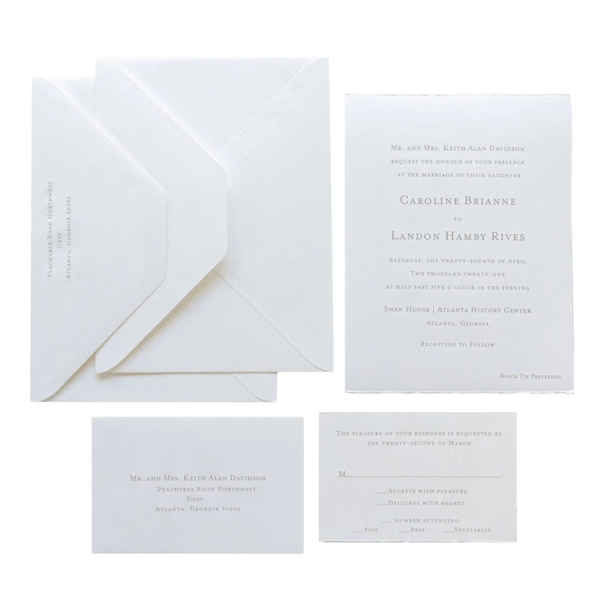 Davidson Wedding Suite (Arturo Paper)