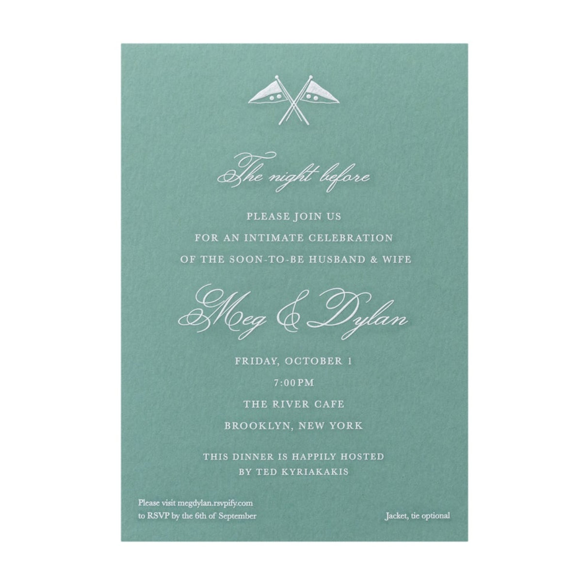 Dylan Dinner Invitation
