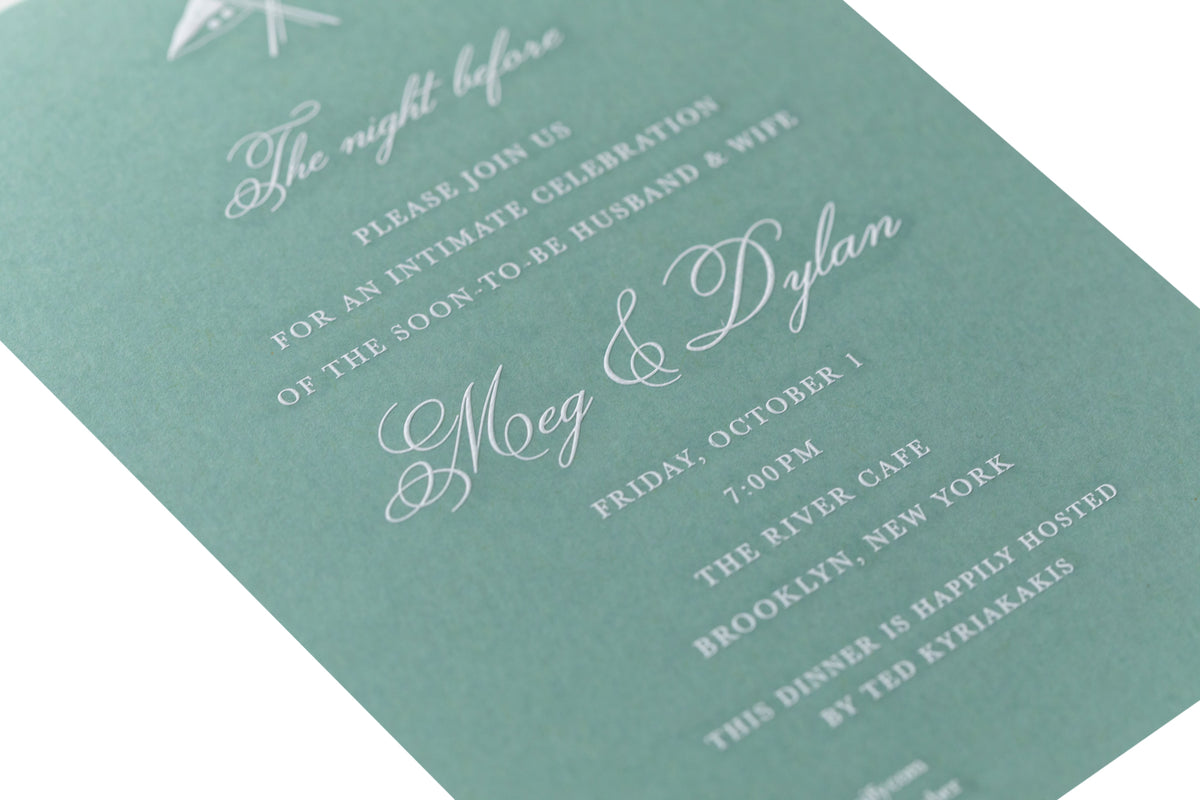 Dylan Dinner Invitation