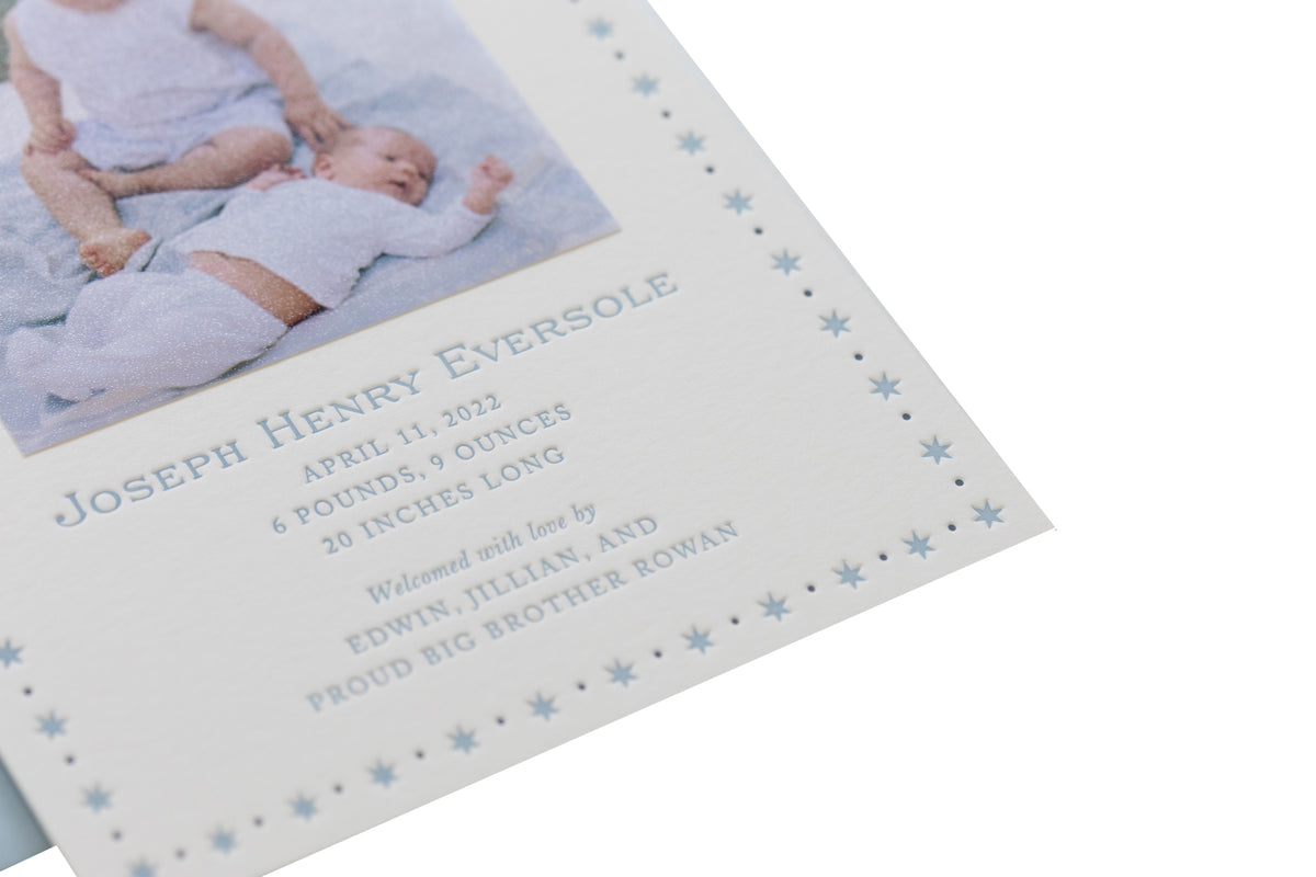 Oscar Birth Announcement