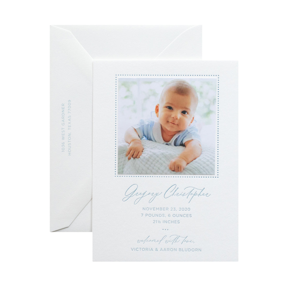 Oliver Birth Announcement
