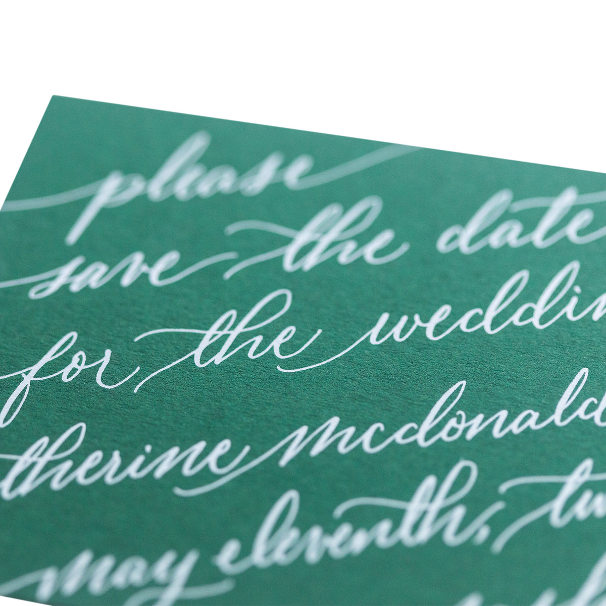 Holt Full Calligraphy Save the Date