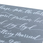 Holt Full Calligraphy Save the Date