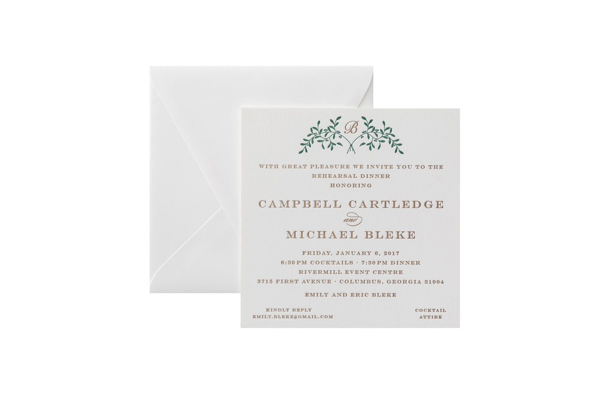 Michael Dinner Invitation