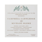 Michael Dinner Invitation
