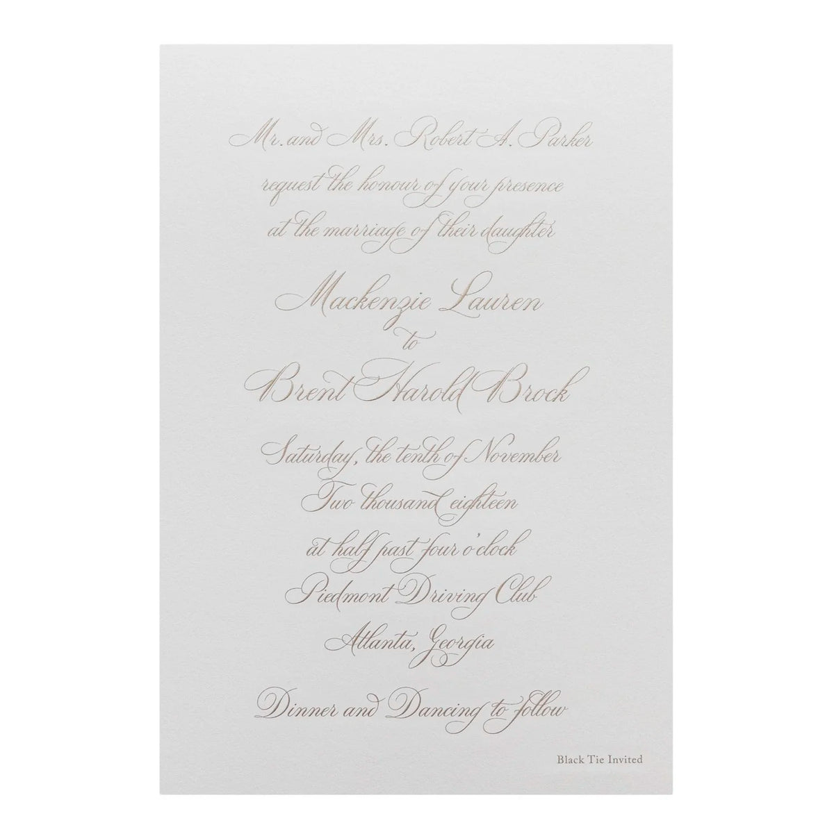 Parker Wedding Suite