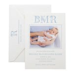 Alphabet Monogram Birth Announcement