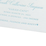 Lucy Birth Announcement