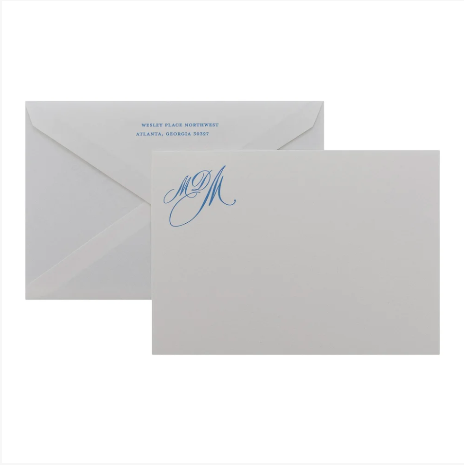Bradley Stationery (Custom Calligraphy) (3 letter)