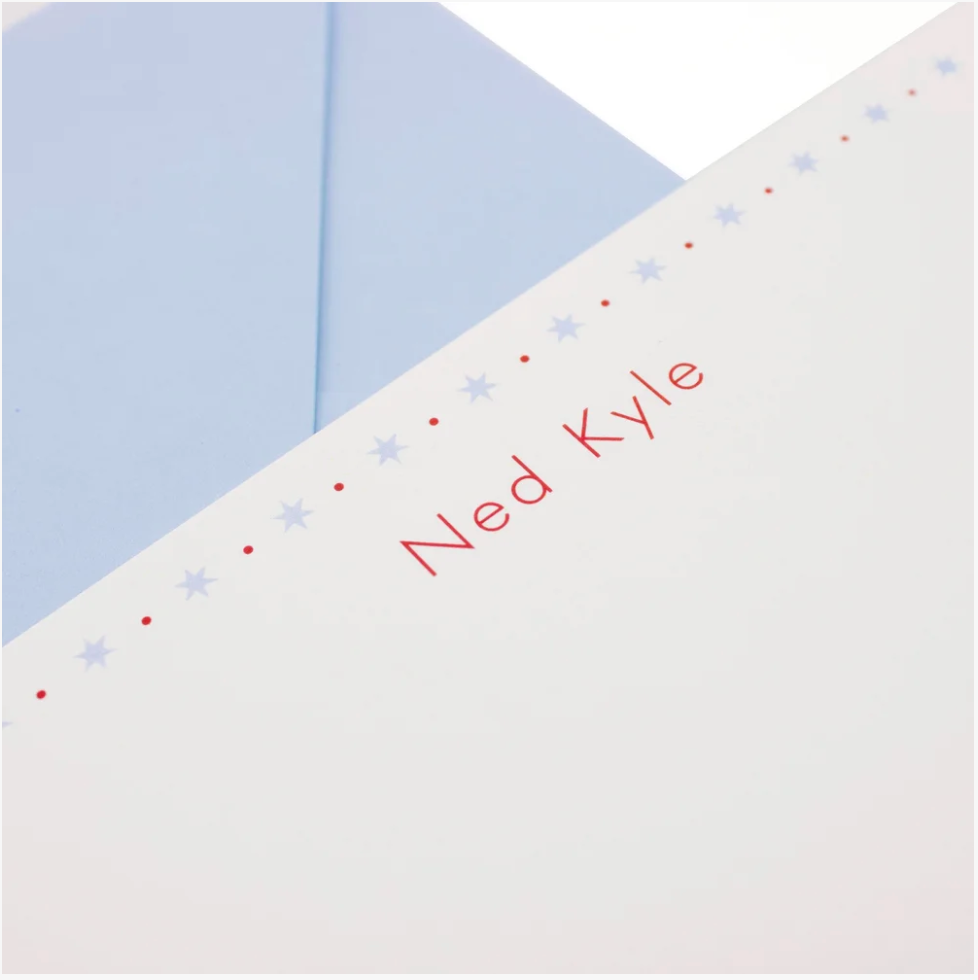 Stars & Dots Children's Stationery