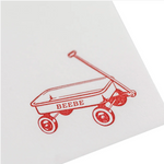 Red Wagon Baby Stationery
