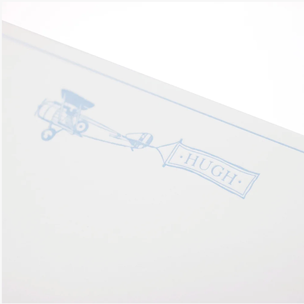 Airplane Baby Stationery