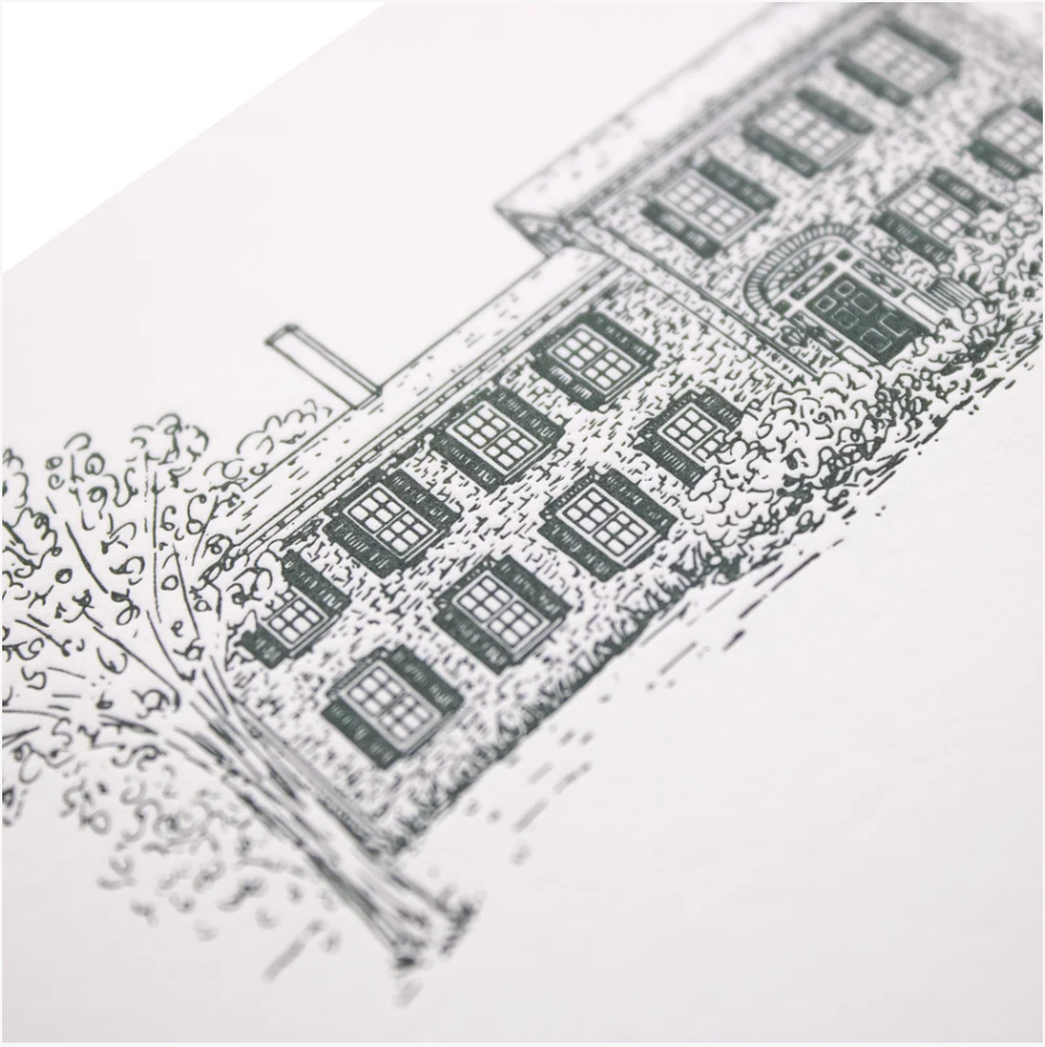 Custom House Illustration Stationery