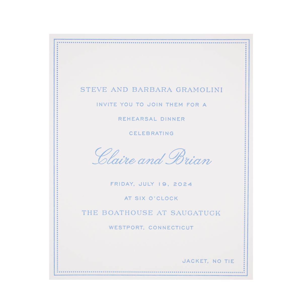 Brian Dinner Invitation