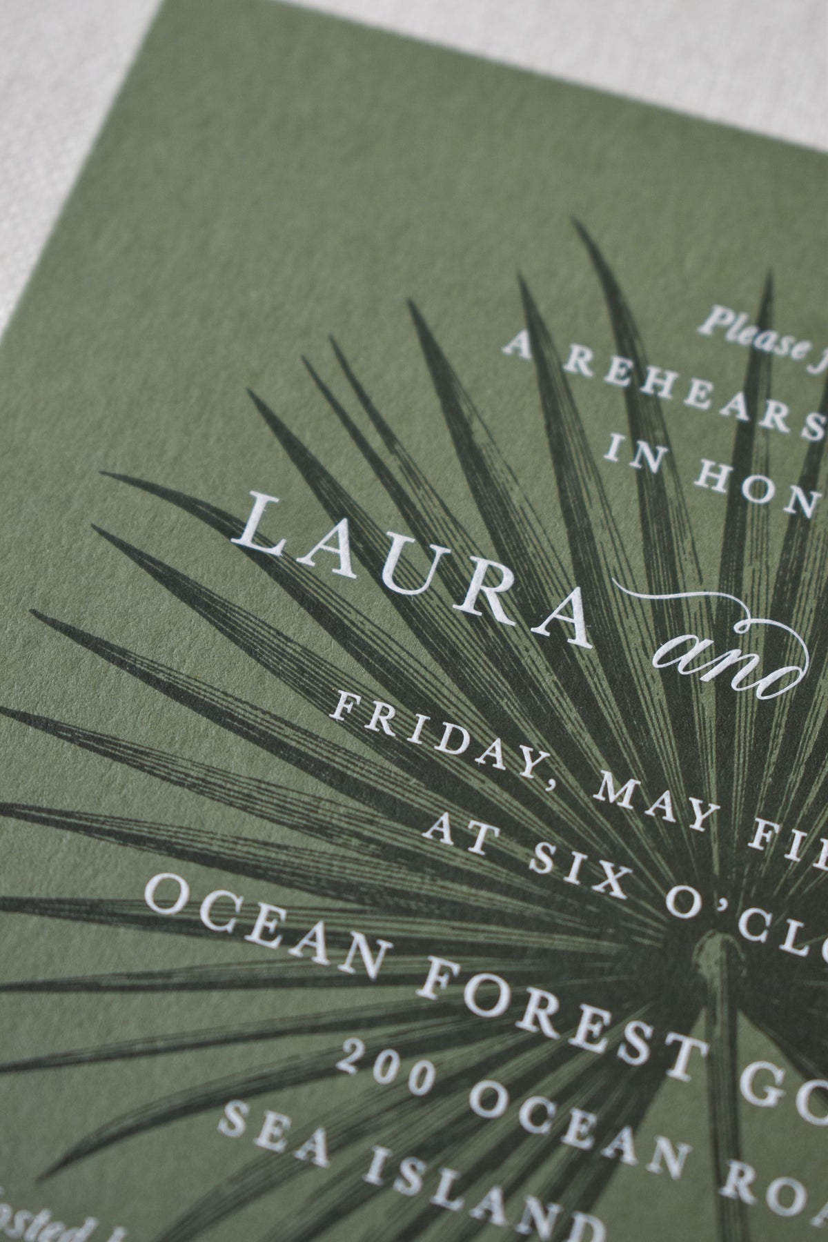 Chandler Dinner Invitation