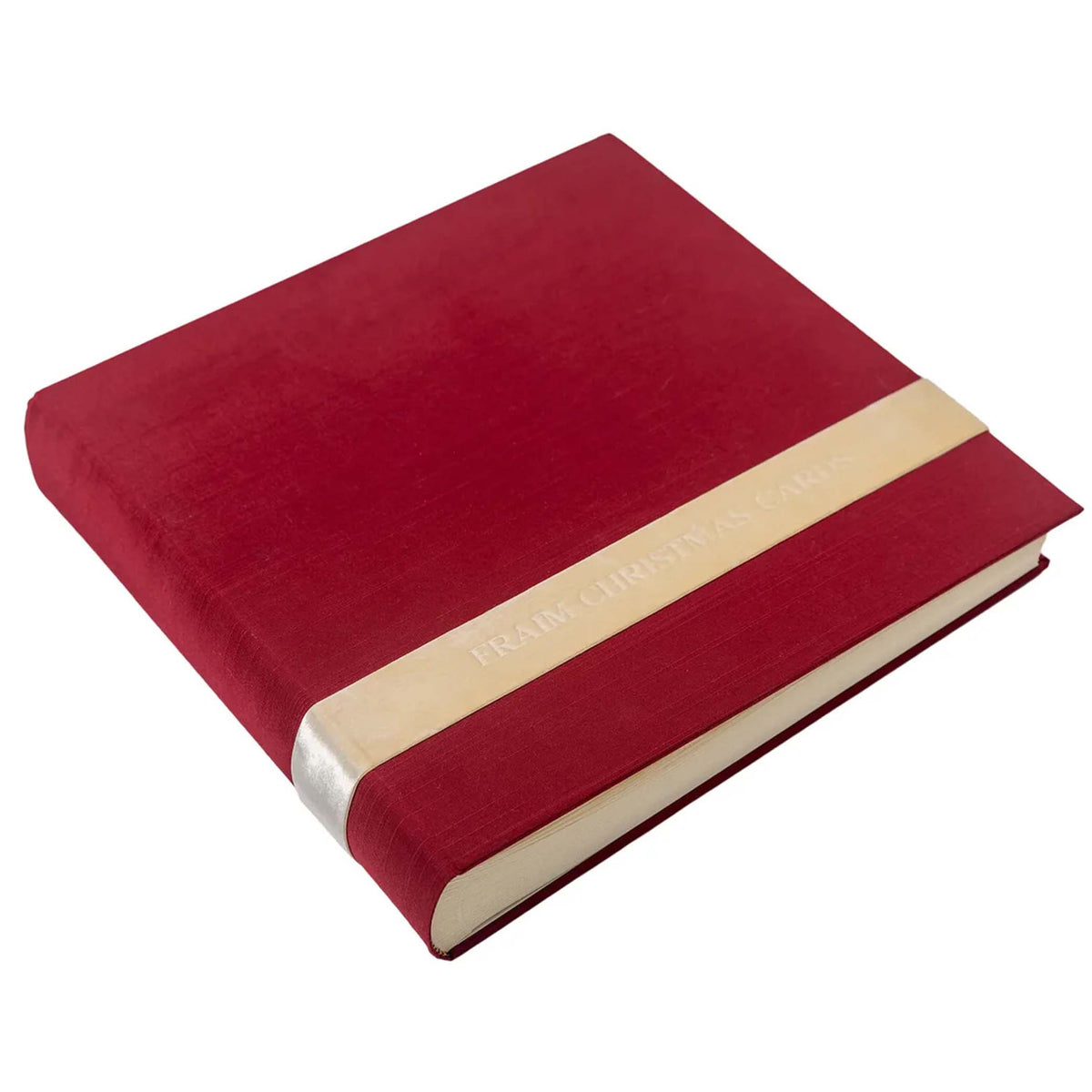 Christmas Card Album - Velvet Sash
