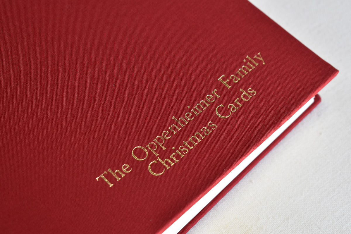 Christmas Card Album - Foil Stamped