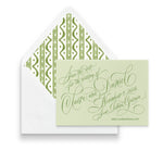 Claire Full Calligraphy Save the Date