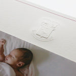 Family Crest Birth Announcement