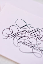 Enclosure Card (Custom Calligraphy)