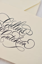 Enclosure Card (Custom Calligraphy)