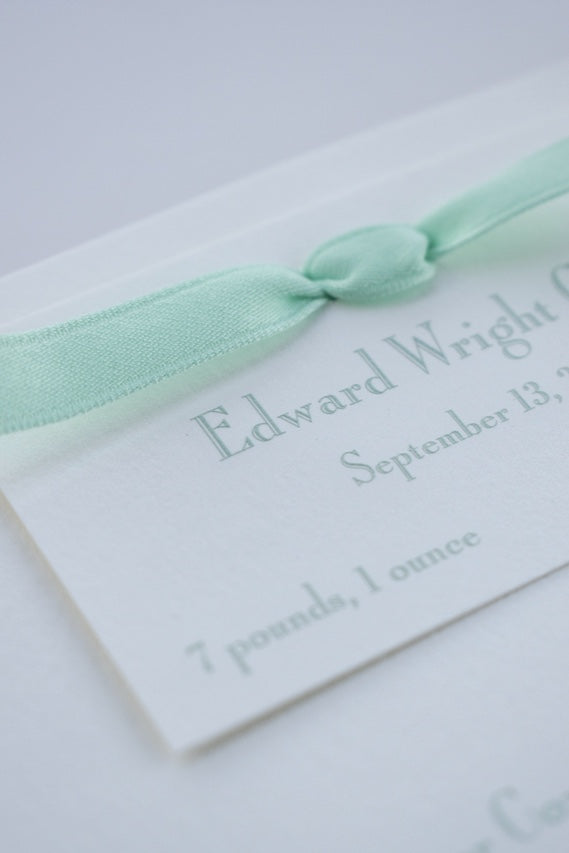 Whitley Birth Announcement (Ribbon)