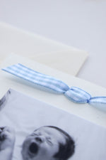 Beau Birth Announcement (Ribbon)