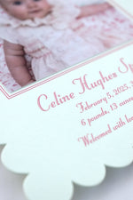 Celine Birth Announcement (Ribbon)