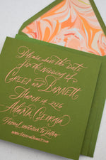 Liz Full Calligraphy Save the Date