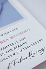 Win Birth Announcement (Ribbon)