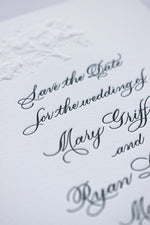 Griffin Full Calligraphy Save the Date