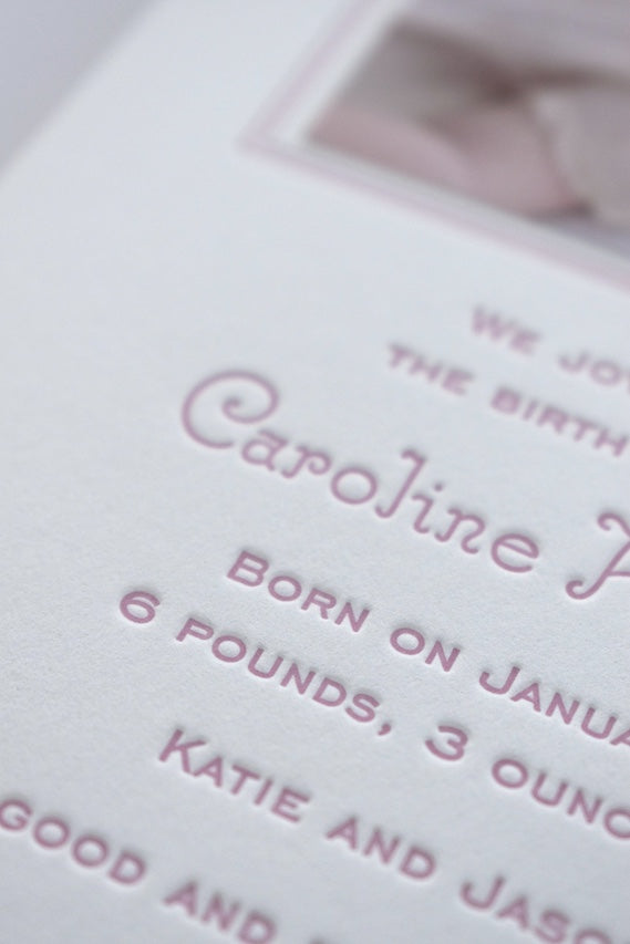 Keckley Birth Announcement (Ribbon)