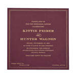 Garrett Dinner Invitation