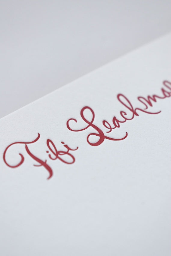 Fifi Stationery (Custom Calligraphy)