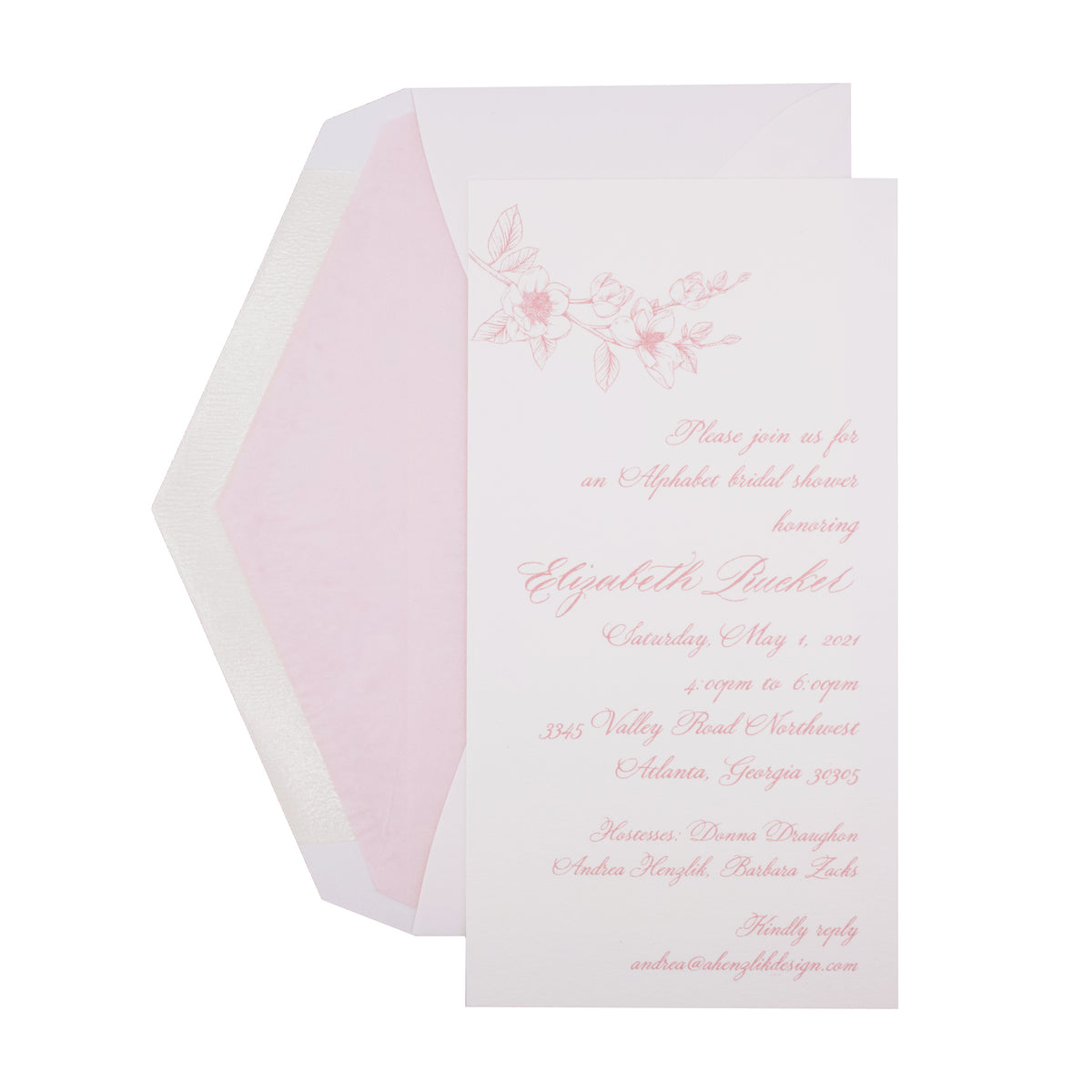Floral Shower Invitation