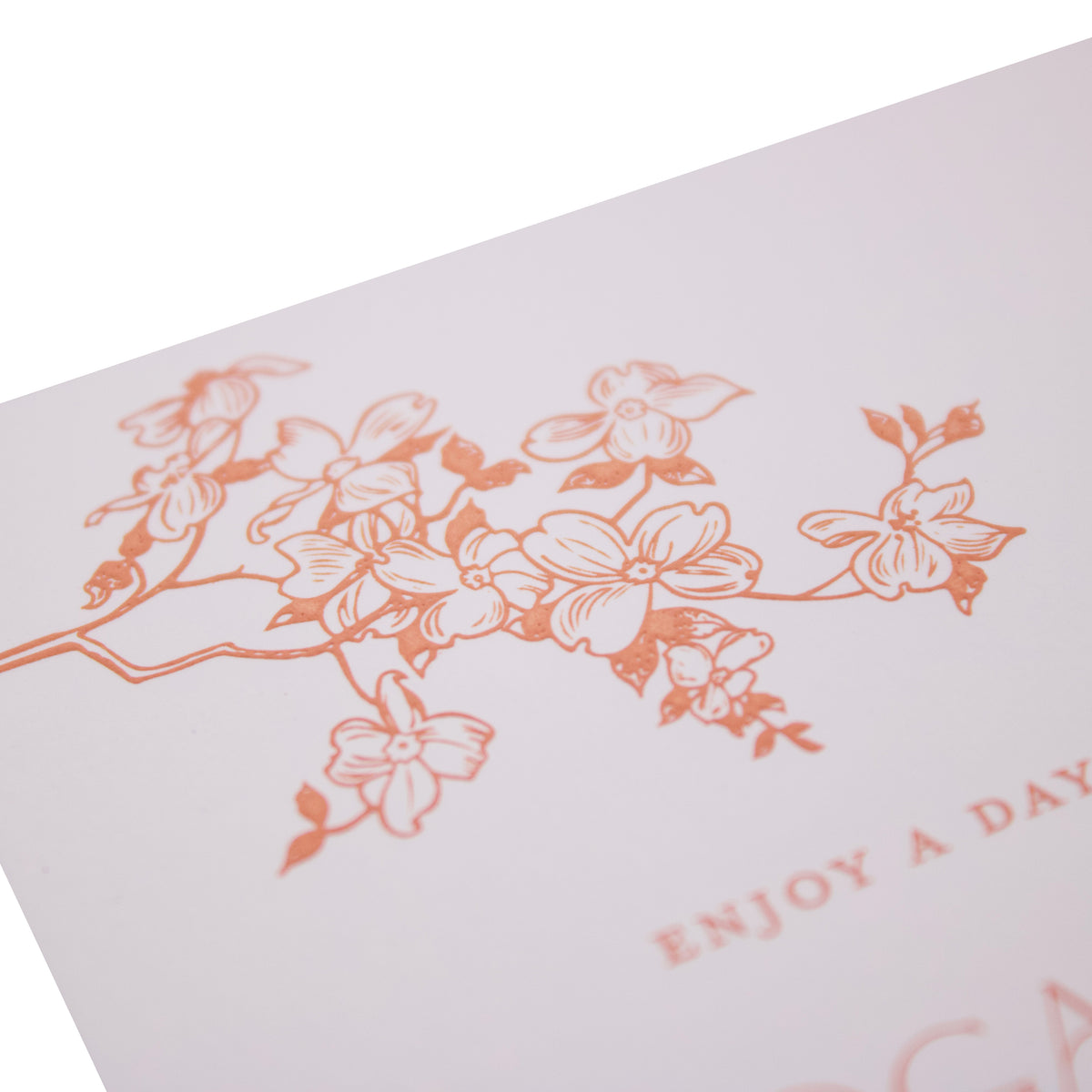 Flower Branch Shower Invitation