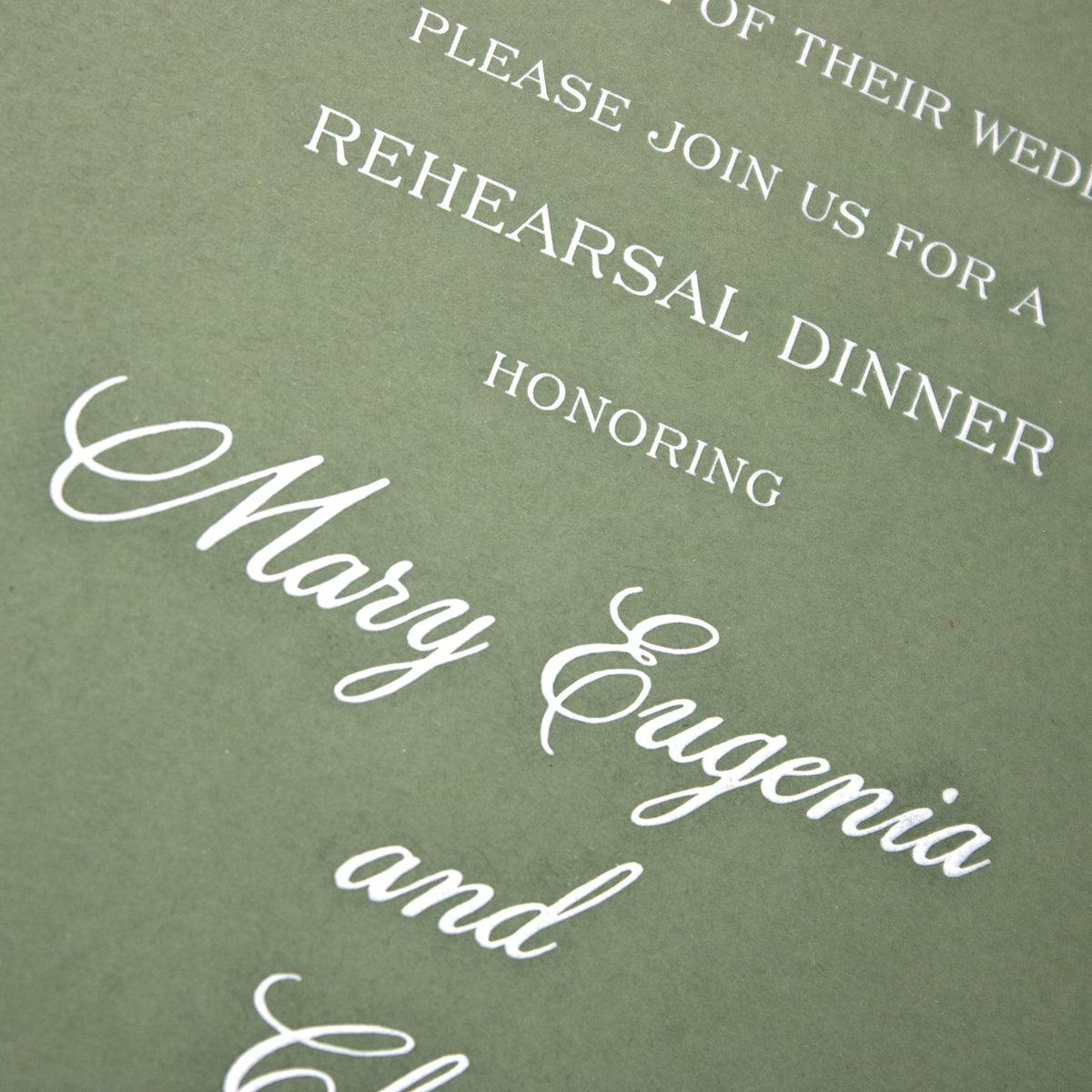 Franklin Dinner Invitation