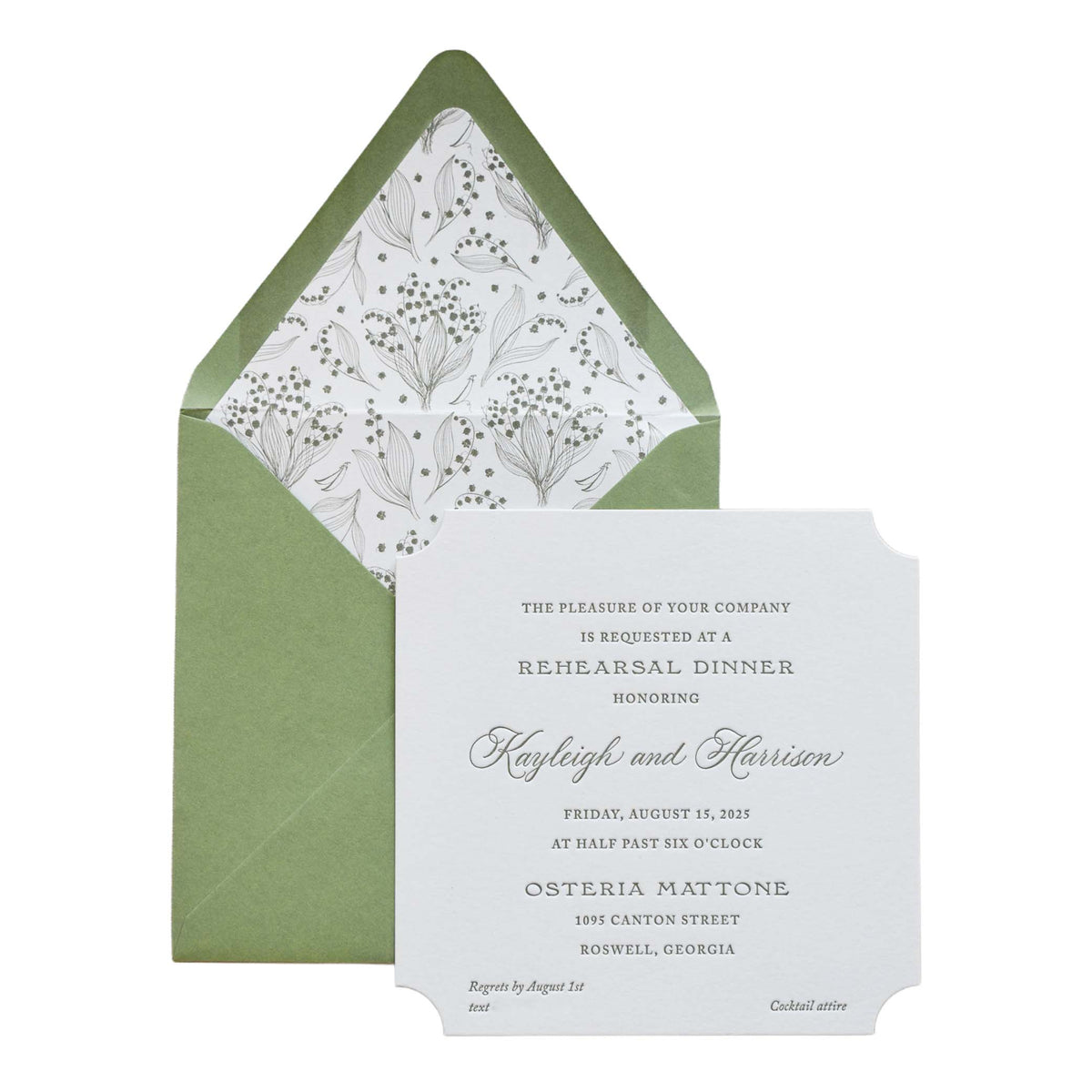 Harrison Dinner Invitation