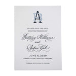 Gale Spot Calligraphy Save the Date