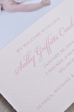 Griffitts Birth Announcement (Ribbon)
