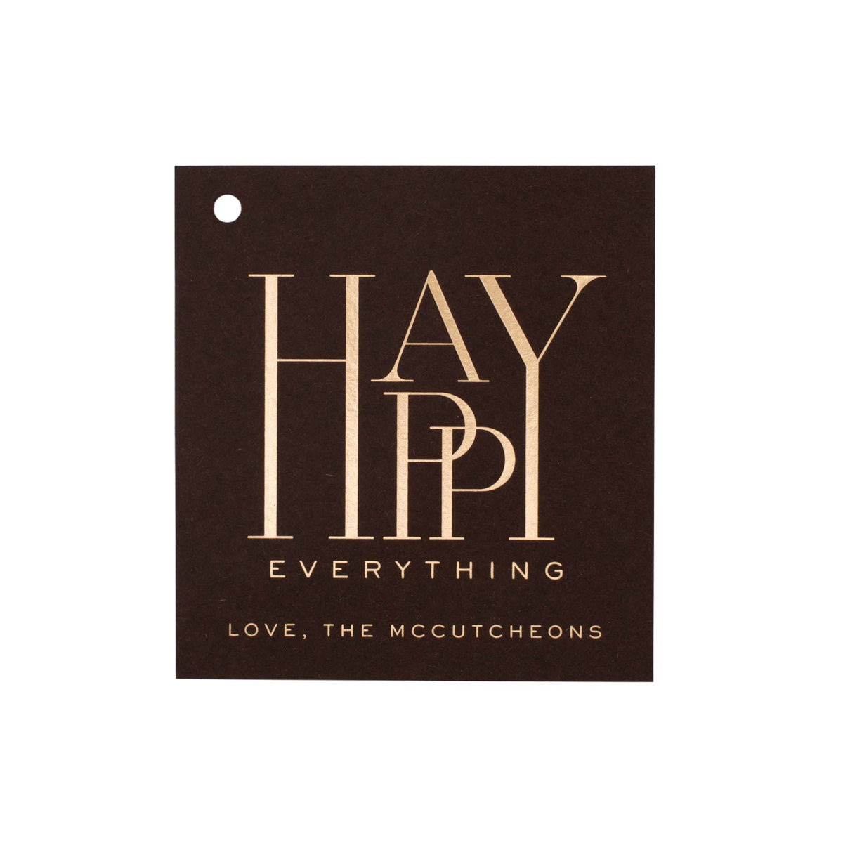 HAPPY EVERYTHING Personal Gift Tags