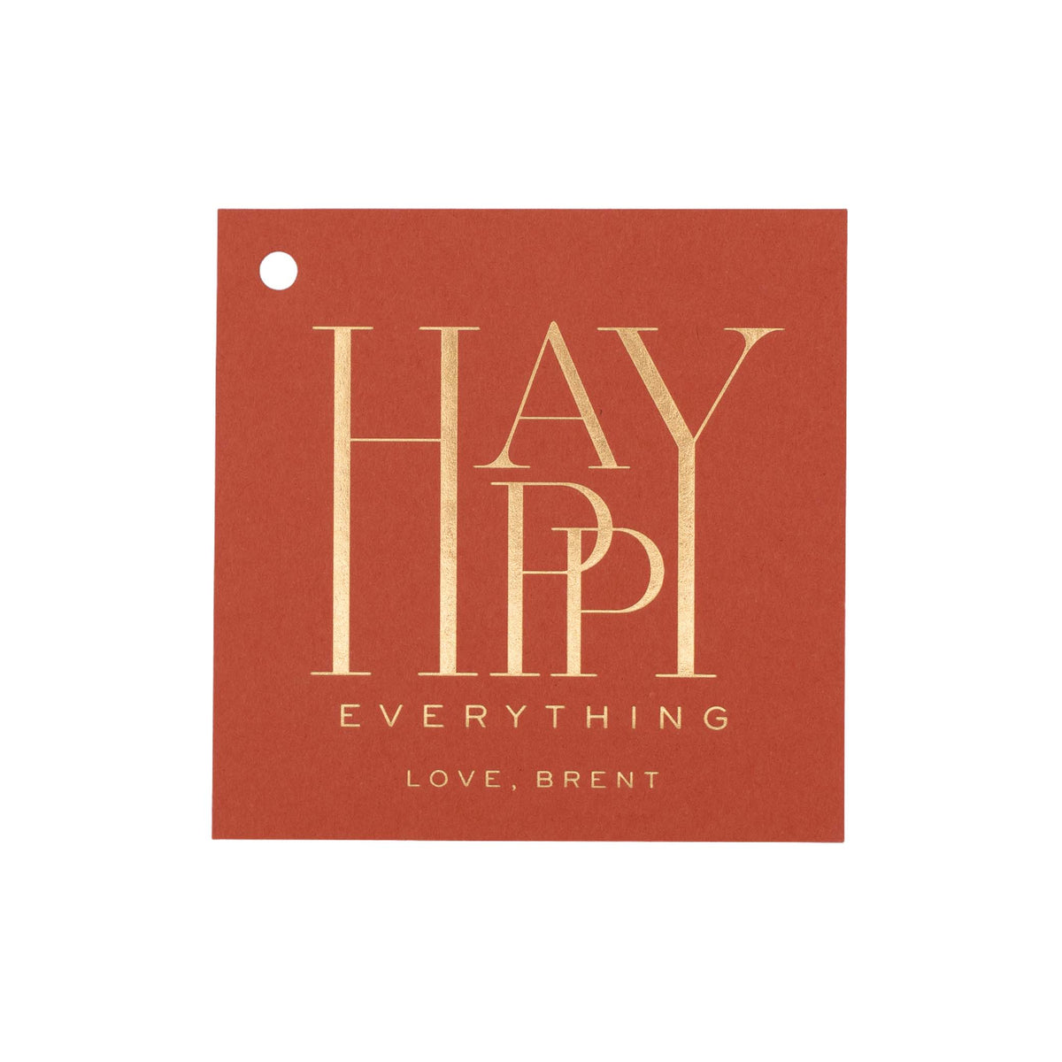 HAPPY EVERYTHING Personal Gift Tags