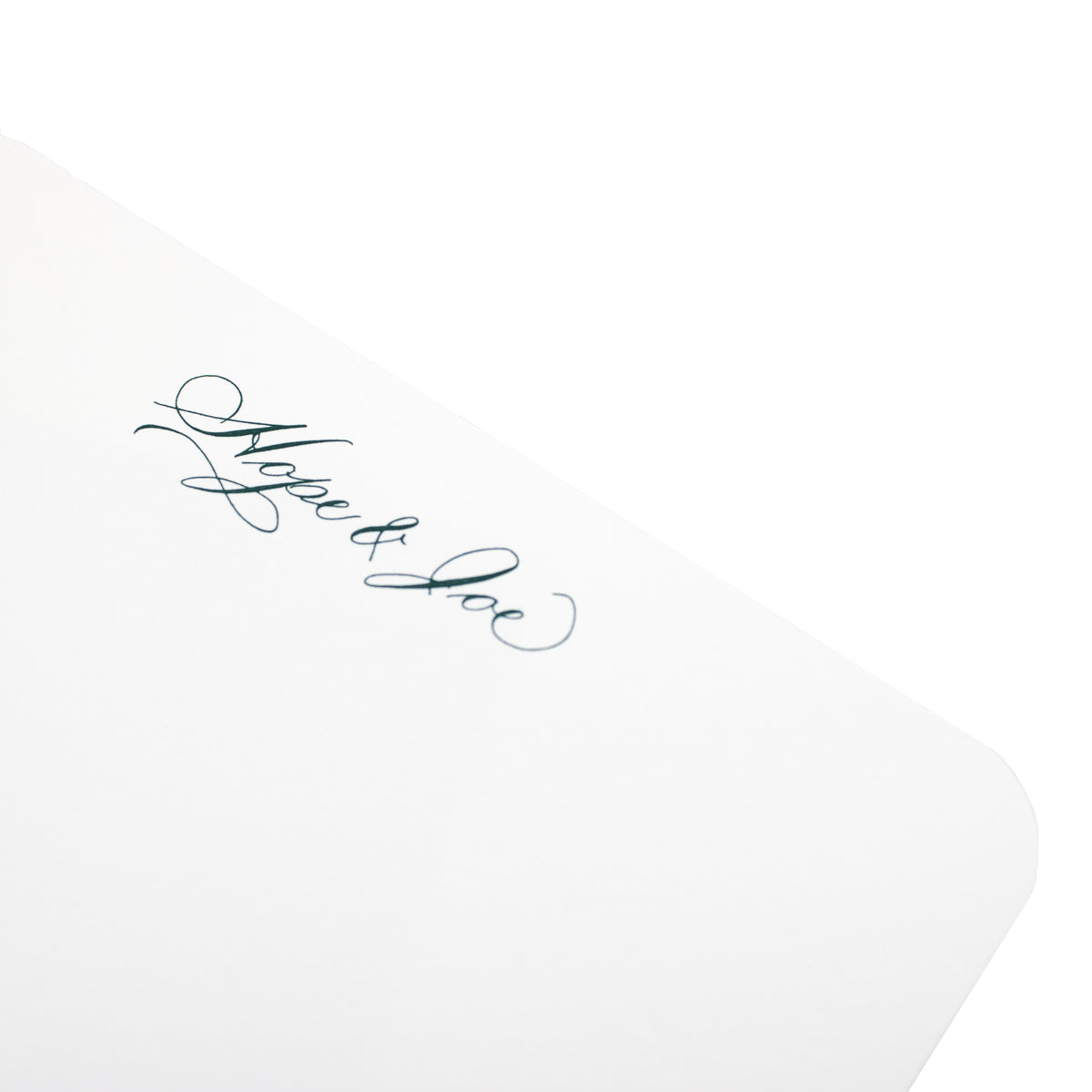 Hope & Joe Stationery (Custom Calligraphy)